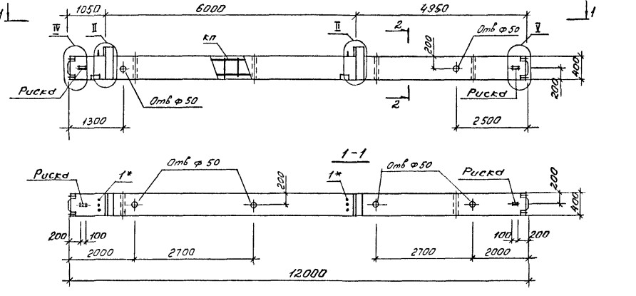 Колонна 2КСО 60-104 Серия 1.020.1-4