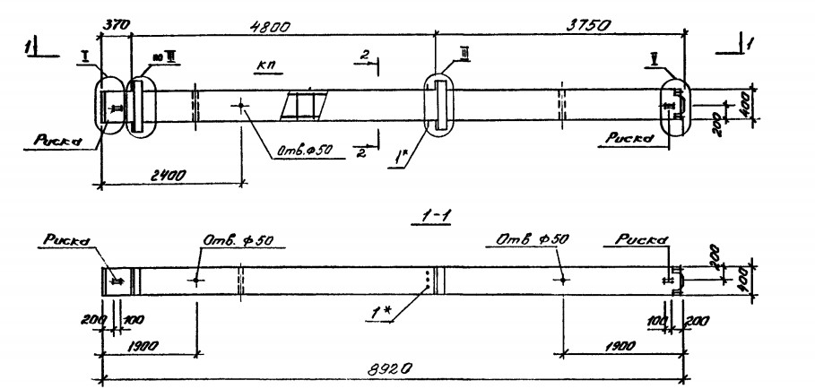 Колонна 2КВД 48-110 Серия 1.020.1-4