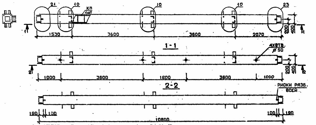 Колонна 3КС 36.108-7 Серия 1.020.1-2с/89