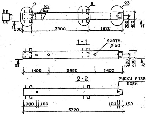 Колонна 3КВ 33.57-4-с Серия 1.020.1-2с/89