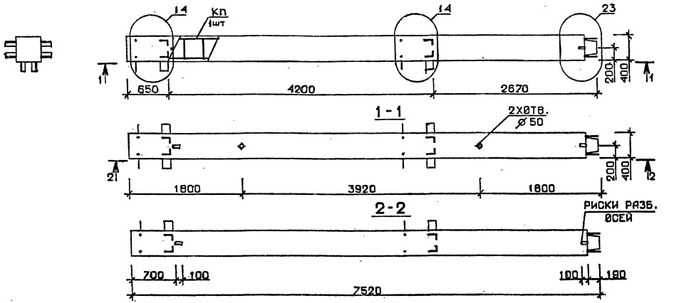 Колонна 4КВ 42.75-5-с Серия 1.020.1-2с/89