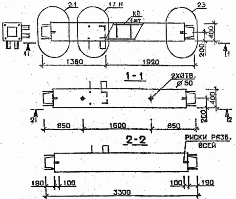 Колонна 5КС 33.33-3-сн Серия 1.020.1-2с/89