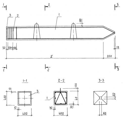 Свая С 13-40 ТК2 Серия 3.015-5/86